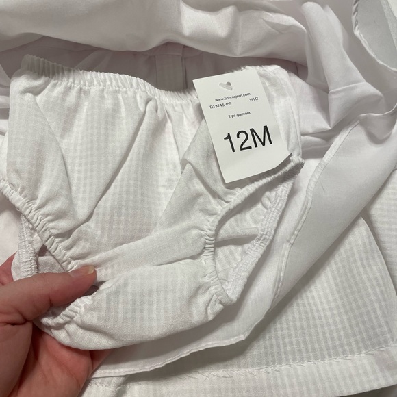 NWT Bonnie Baby 12 month smocked dress - Picture 6 of 6